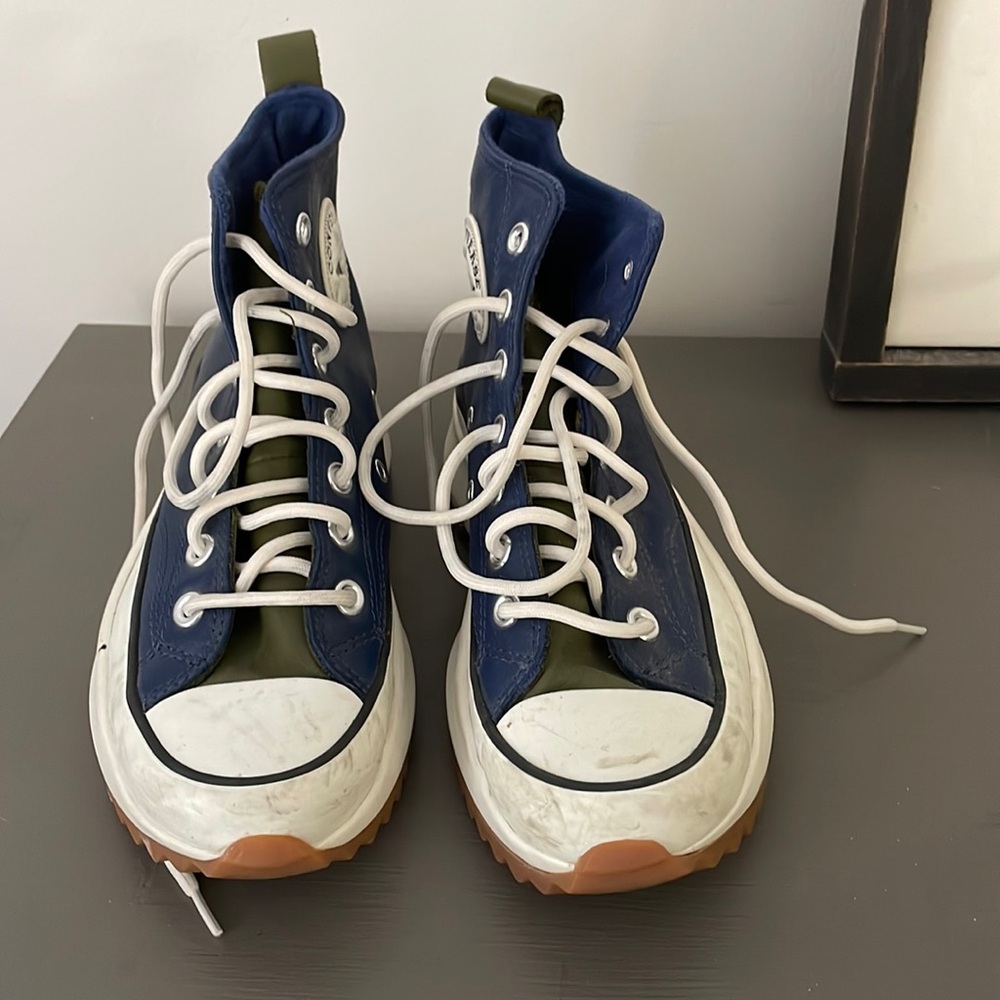 Leather Platform Converse